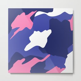 colorful camouflage Metal Print