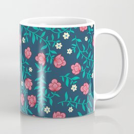 Indian Garden Floral Pattern  Coffee Mug