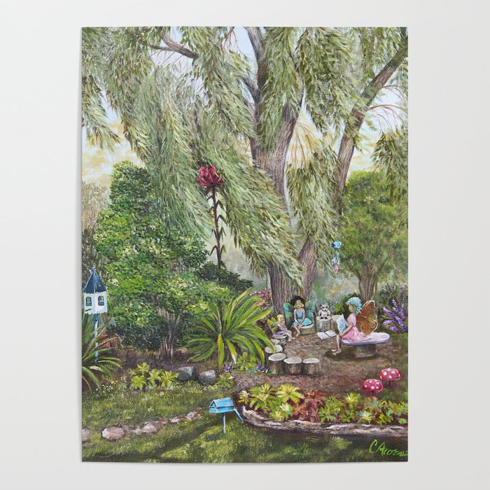 Faerie Garden Letters Poster