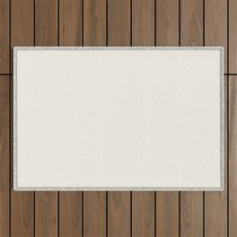 White Linen Outdoor Rug