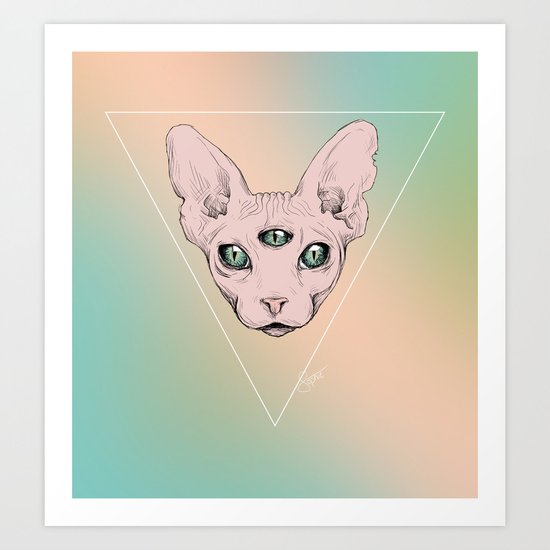 SPHYNX. Art Print