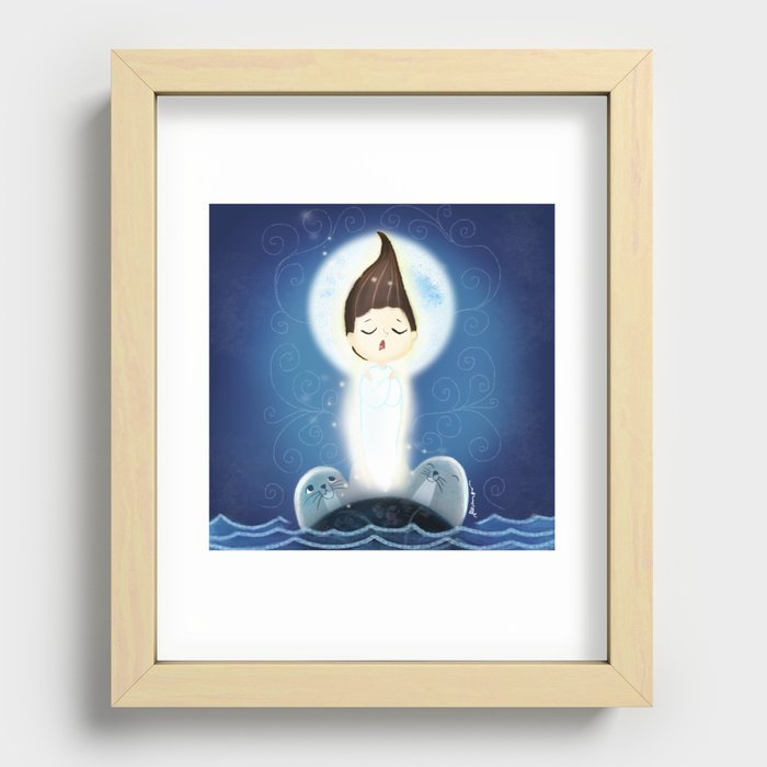Song of the  Sea Recessed Framed Print