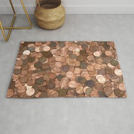 Pennies for your thoughts Rug