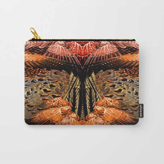 Butterfly Wings Pattern Carry-All Pouch