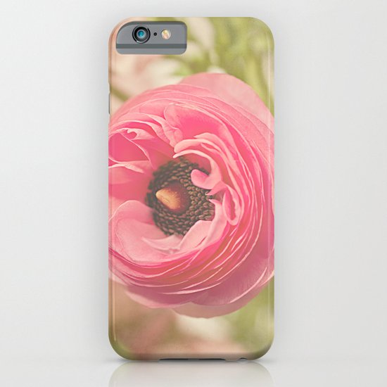 The Pretty Pink Ranunculus iPhone & iPod Case