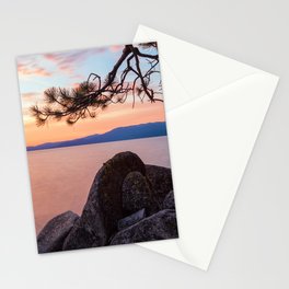 Tahoe Summer Sunset Stationery Card