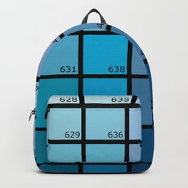 Shades of Blue Pantone Backpack