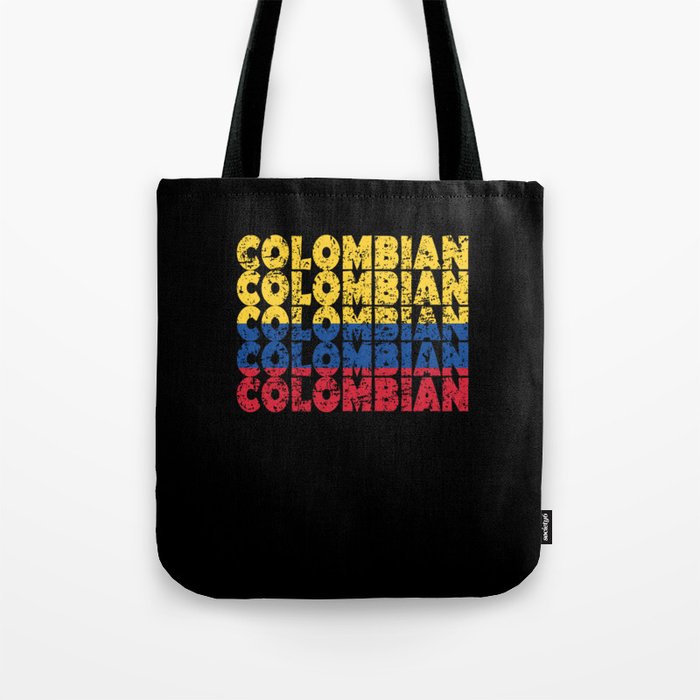 Colombian Roots Colombia Flag Colombian Heritage Tote Bag