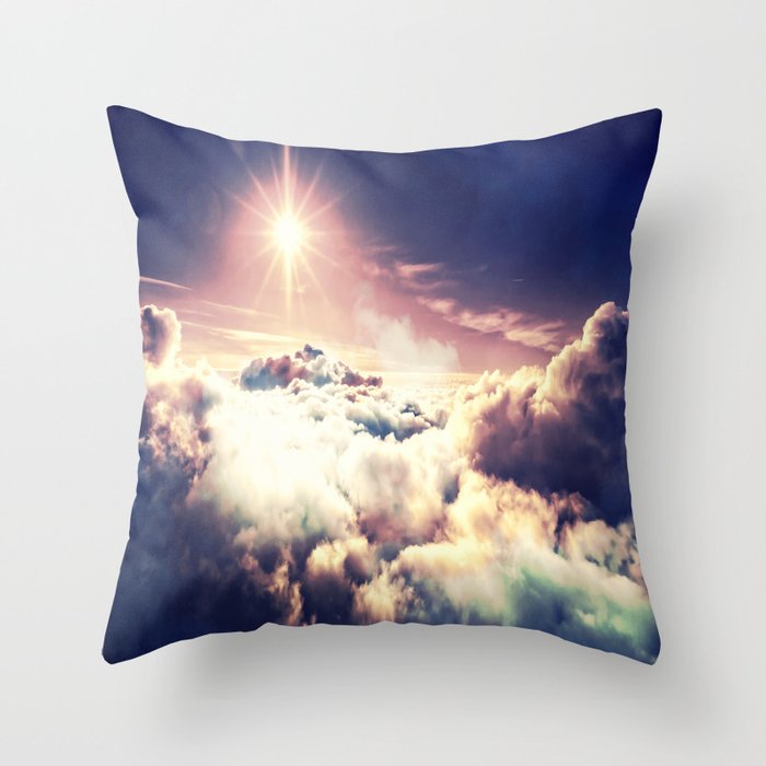 Heavenly Clouds Throw Pillow