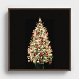 Christmas Tree - Vintage Style Framed Canvas