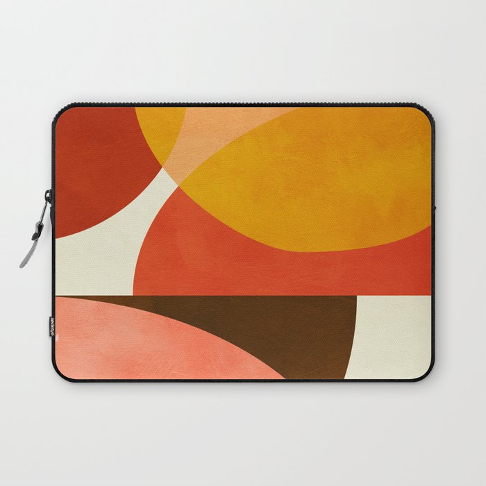 geometric autumn sun abstract Laptop Sleeve