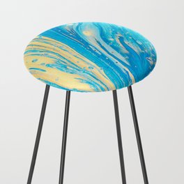 Flames & waves Counter Stool