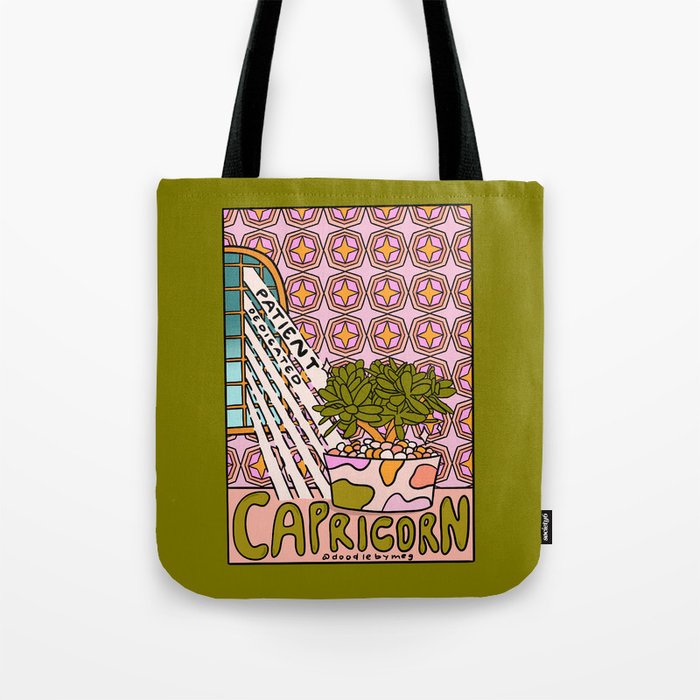 Capricorn Plant Tote Bag