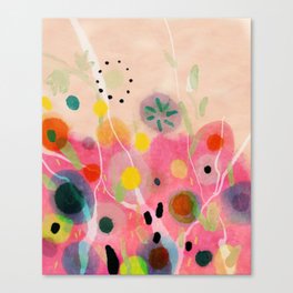 floral power abstract Canvas Print