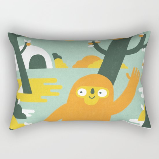 Mango Hunter Rectangular Pillow