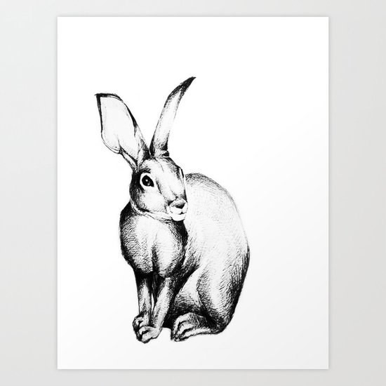 Rabbit Art Print