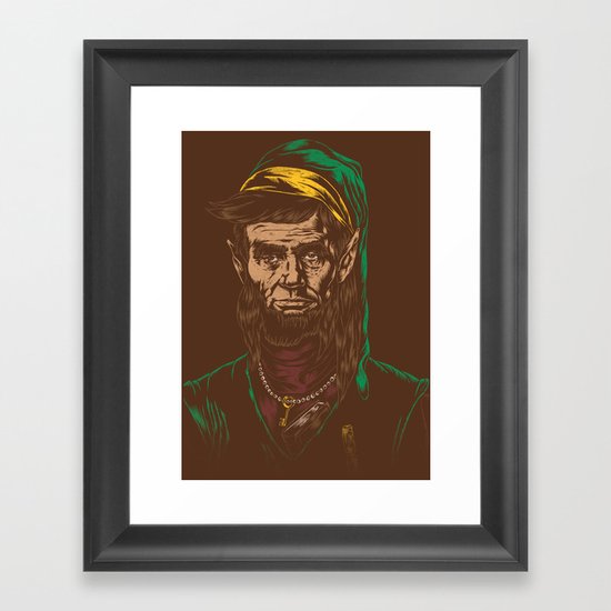 Abraham LINKoln Framed Art Print