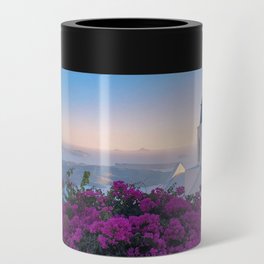 The Beauty of Santorini Can Cooler