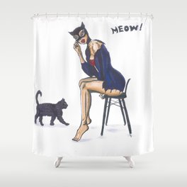Meow! Shower Curtain