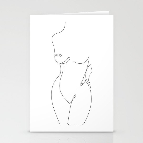 Body Nude Stationery Cards