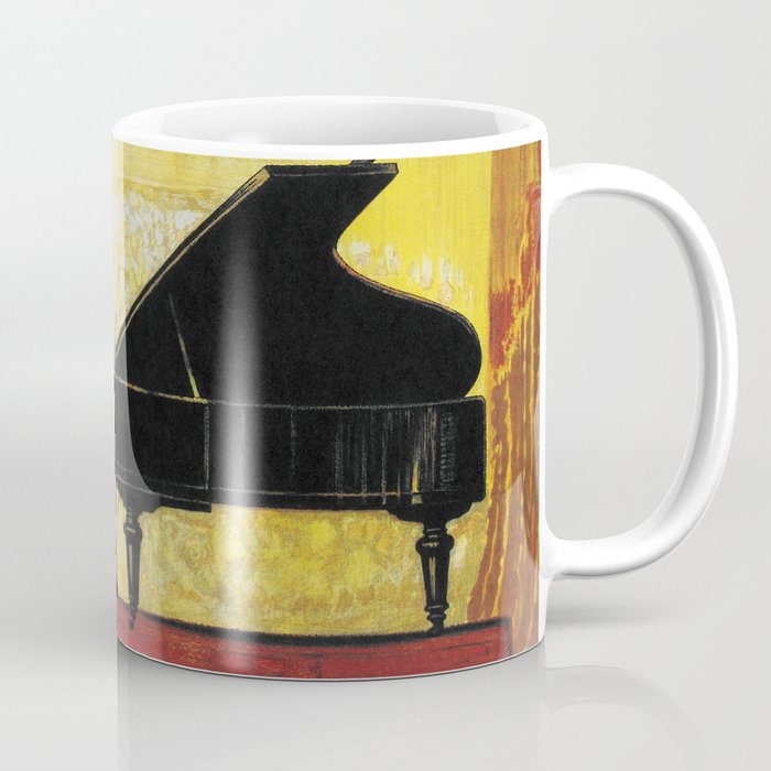 Vintage Piano Recital Illustration (1920) Coffee Mug