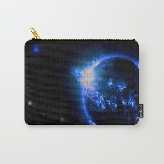 Blue Galaxy Star Carry-All Pouch