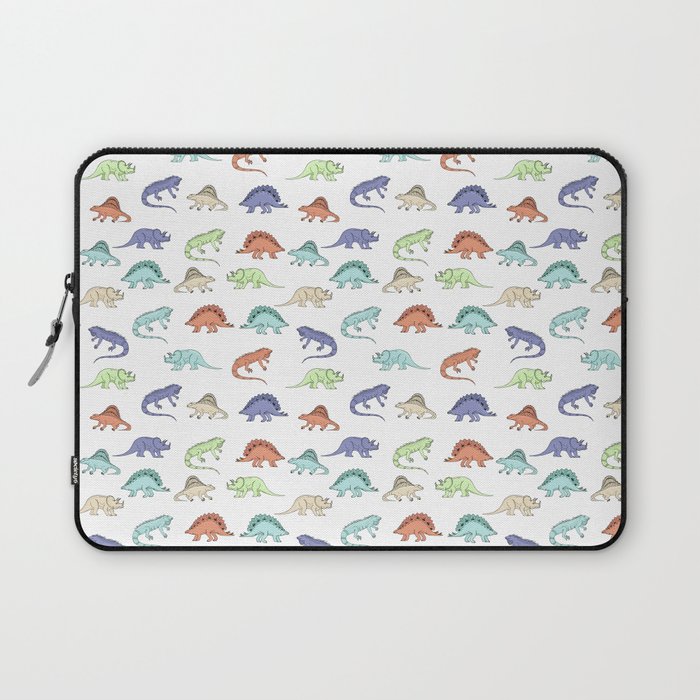 Different colourful dinosaurs Laptop Sleeve