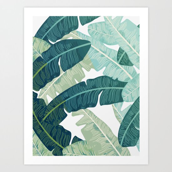 Tropical oasis Art Print