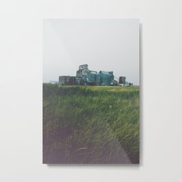 Country Fog Metal Print | Field, Storm, Boho, Sky, Color, Minimalist, Anniebailey, Rustic, Meadow, Prairie 