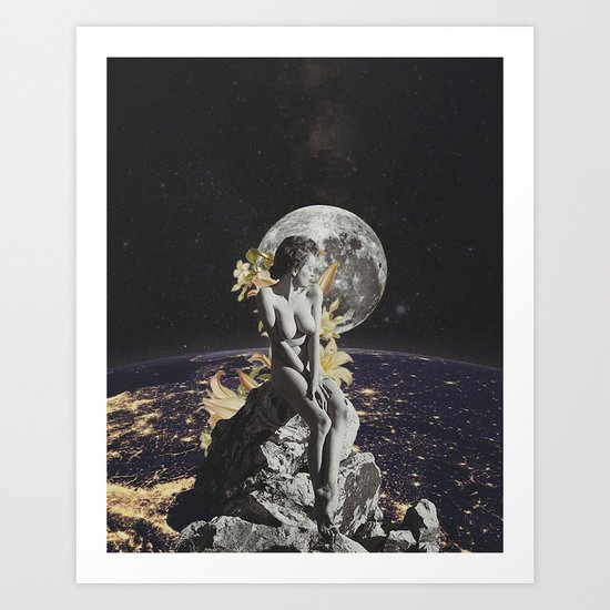 OrbitalGodess Art Print