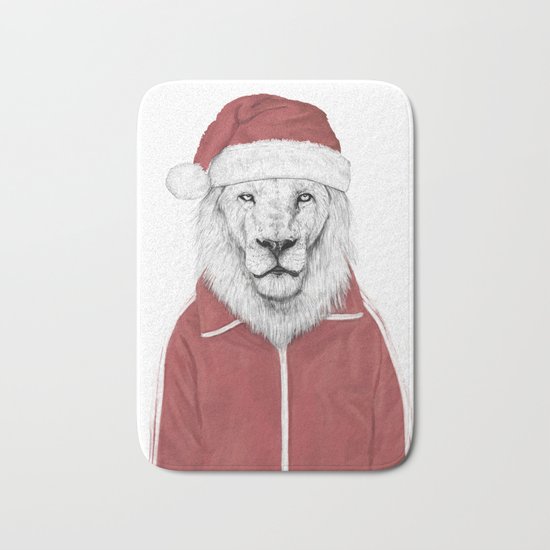 Santa lion Bath Mat