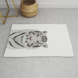 white tiger  Rug