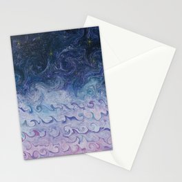 Starry Seas Stationery Card