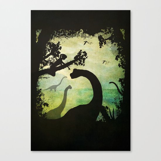 My Friends the Dinosaurs Canvas Print