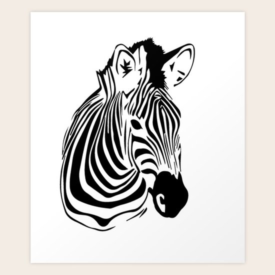 Zebra Art Print