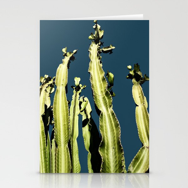 Cactus - blue Stationery Cards