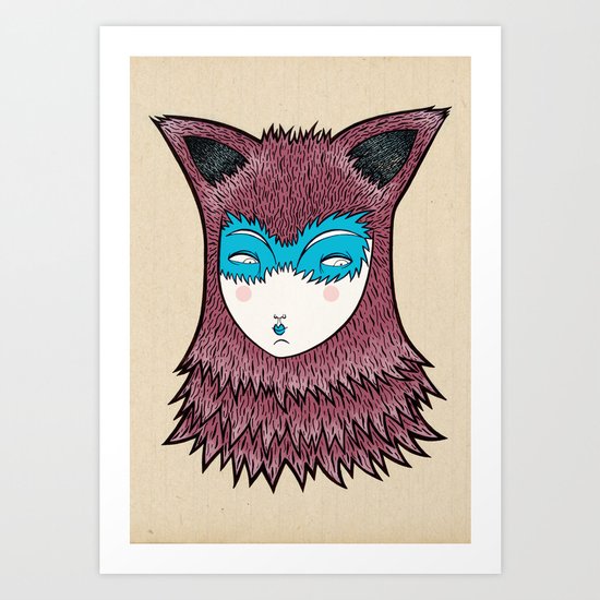 The Fox Art Print