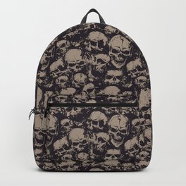 Skulls Seamless Backpack | Scary, Dirty, Graphic Design, Grunge, Aggressive, Brutal, Seamless, Pattern, Graphicdesign, Texture 
