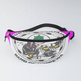 Seal of Turtle Mountain Band of Chippewa Indian Reservation of North Dakota USA Fanny Pack