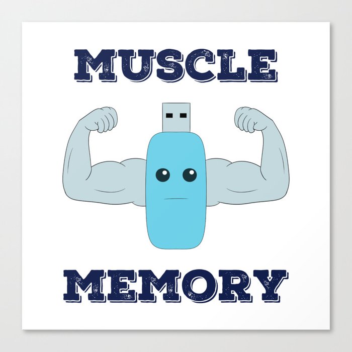 Muscle Memory Canvas Print
