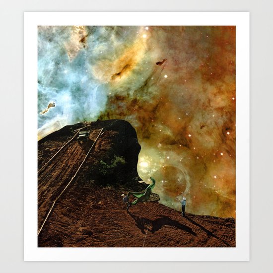 Antero space Art Print
