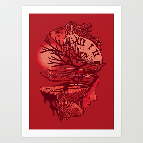 I Dreamt of Another Place Art Print