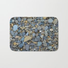 River Stoves Bath Mat | Texture, Beach, Pebbles, Rocks, Photo, Stones, Stone, Rock, Digital, Nature 