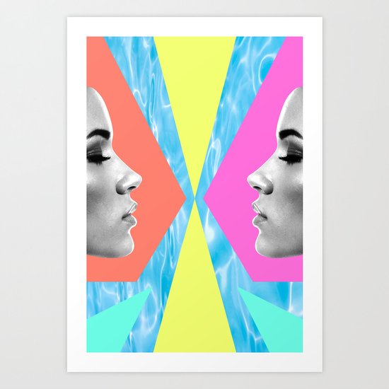Thinking of Summer Art Print