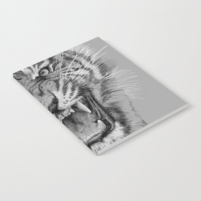 Tiger Portrait Animal Design Notebook