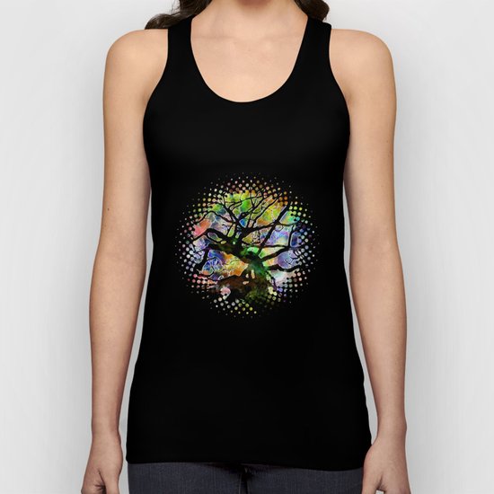 Frosted Tree Unisex Tank Top