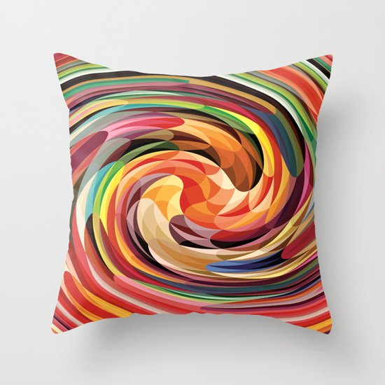colors Throw Pillow