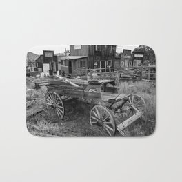 Old Virginia City Mining Town, Nevada Bath Mat | American, Ruined, Usa, Ross, America, Mining, Old, Wagon, Run Down, Derelict 