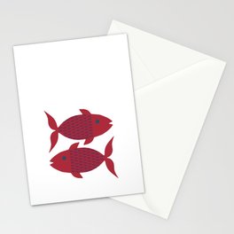 Takes two to tango fish Stationery Card