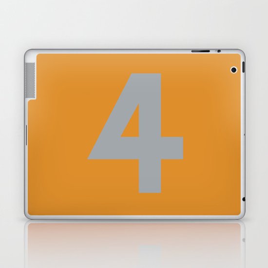 Number 4 Laptop & iPad Skin